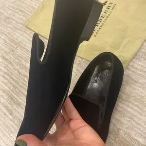 Burberry Dark Indigo man’s classic velvet loafers size 9 1/2 Burberry | Shoes | Burberry Dark Indigo Mans Classic Velvet  main image 2